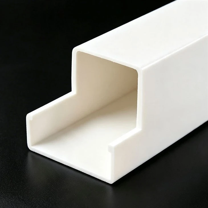 ABS Extrusion Profile Plastic Channel factory