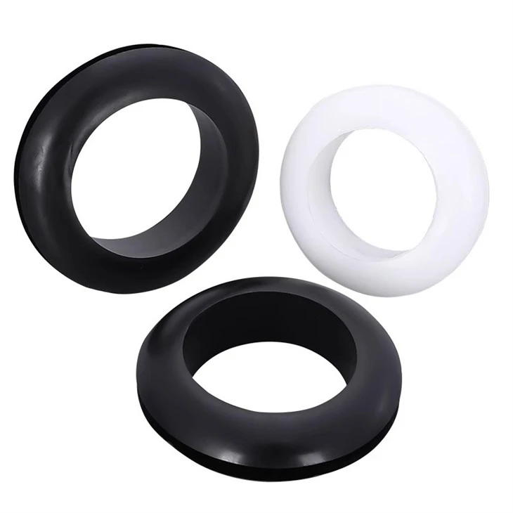 Black & White Rubber Wire Grommet high quality