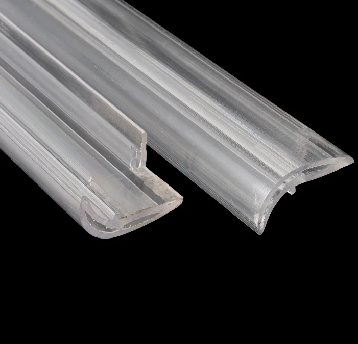 Custom plastik extrusion Profile U-Fòm