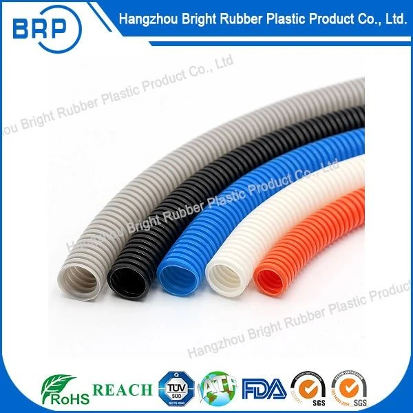 Plastic Corrugated Electrical Wire Protection Tube Flexible Conduit Flame Retardant Electrical PVC Pipe