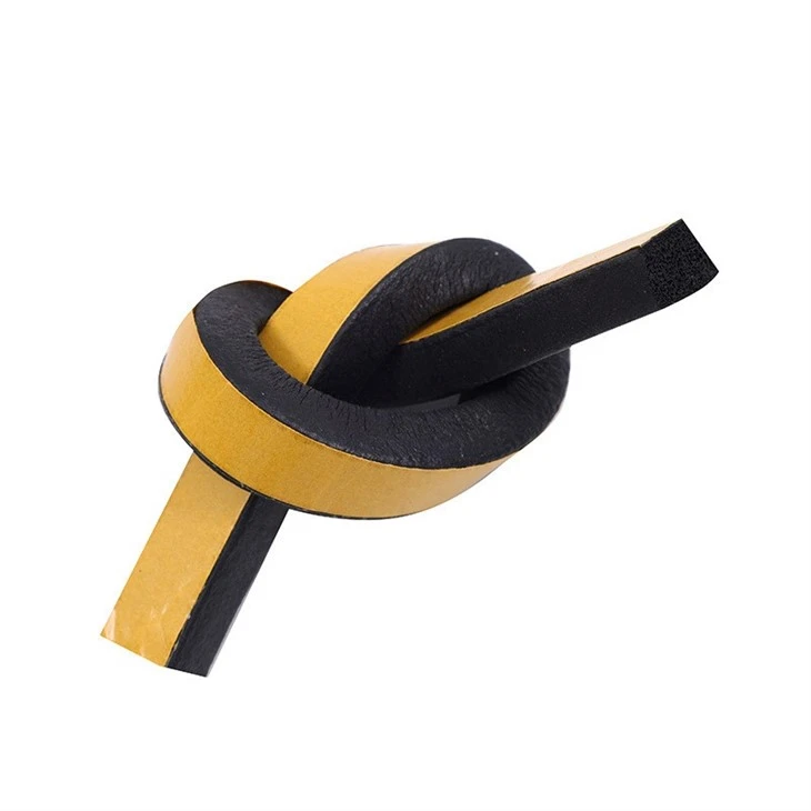 Self-Adhesive EPDM Foam Seal Strip With Mesh Backing high quality