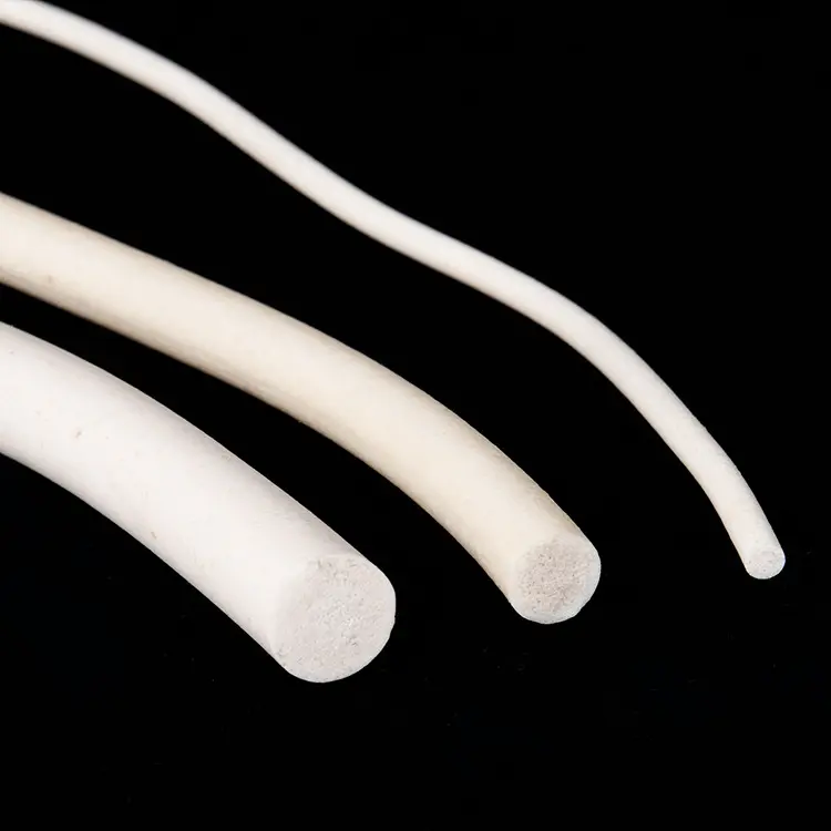 Extruded Silicone Rubber Silicone Rod Founisè Customized Extruded Rubber Foam Cords